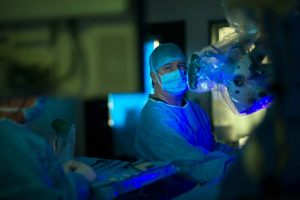 BCNC surgeon in operating theatre